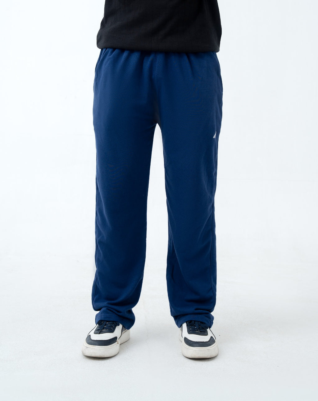 Neptune Blue Cotton Terry Trouser
